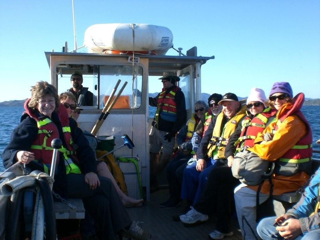 Baitdrop Volunteers on the boat